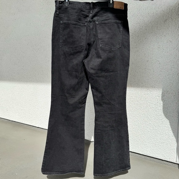 Madewell Black Flare‎ Wide Leg Jeans size 32 - Picture 2 of 7